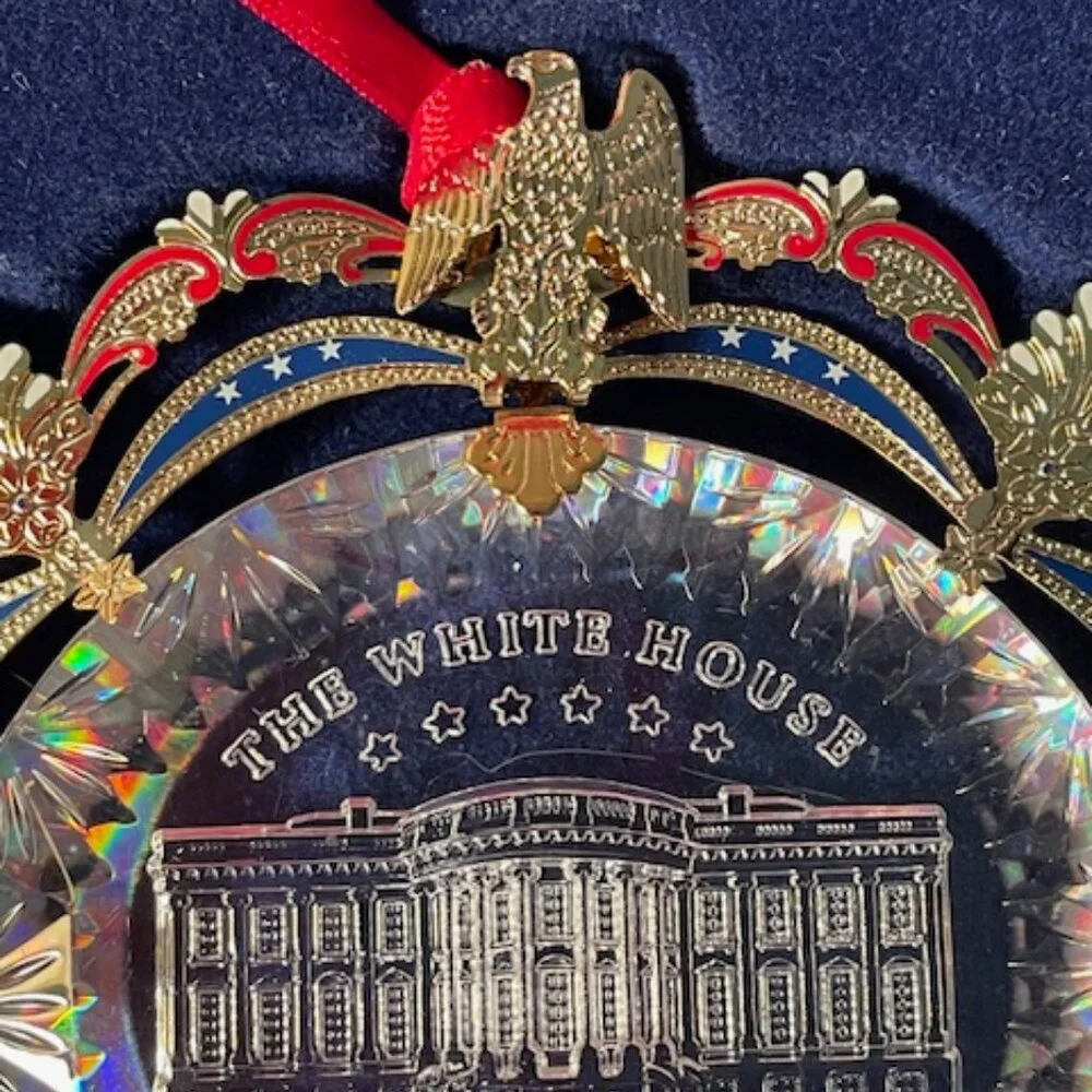 2002 White House Christmas Ornament The East Room in 1902 IOB